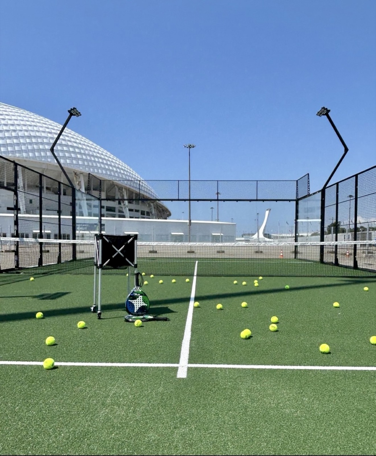 Выездная тренировка на стадионе Фишт