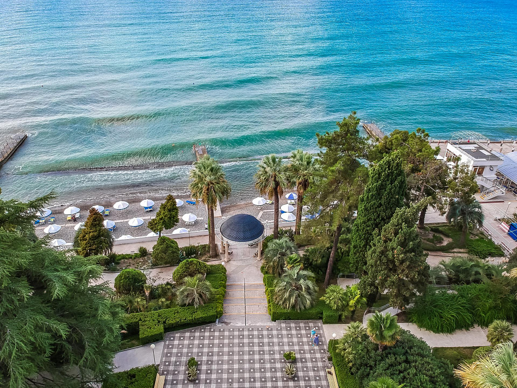 Пляж санатория Фрунзе