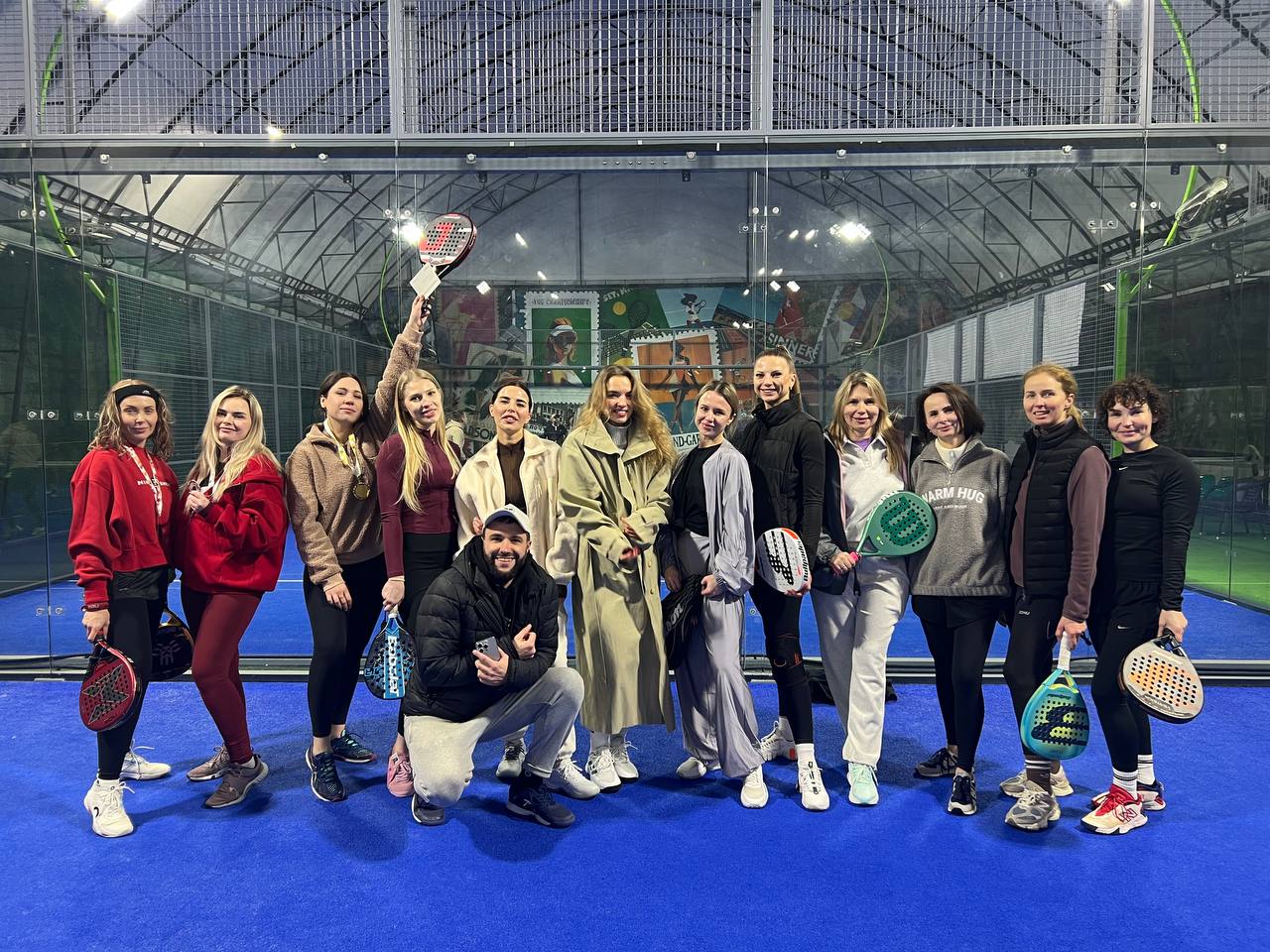 Команда на падел-корте